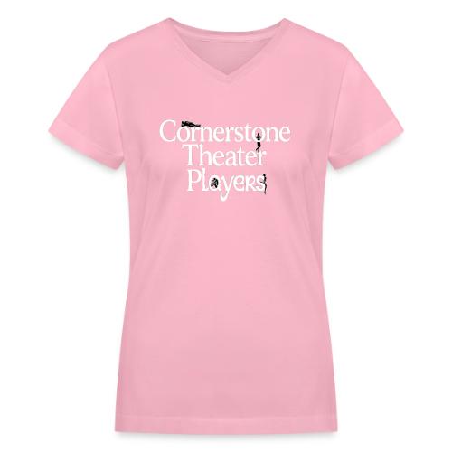 Cornerstone Theater Players (Light) - Women's V-Neck T-Shirt