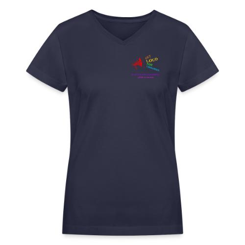 OLA PNLA 2026 square logo color transparent - Women's V-Neck T-Shirt