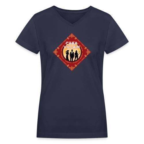 CabaVillain Design - Women's V-Neck T-Shirt