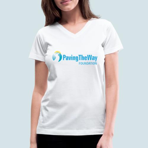 PTWF logo - Women's V-Neck T-Shirt