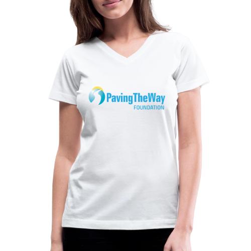 PTWF logo - Women's V-Neck T-Shirt