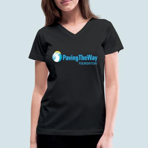 PTWF logo - Women's V-Neck T-Shirt