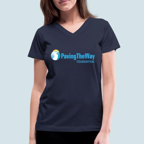 PTWF logo - Women's V-Neck T-Shirt