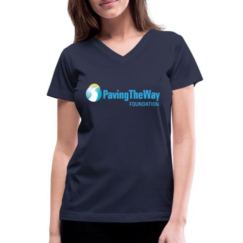 PTWF logo - Women's V-Neck T-Shirt