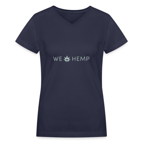 We Love Hemp - Women's V-Neck T-Shirt