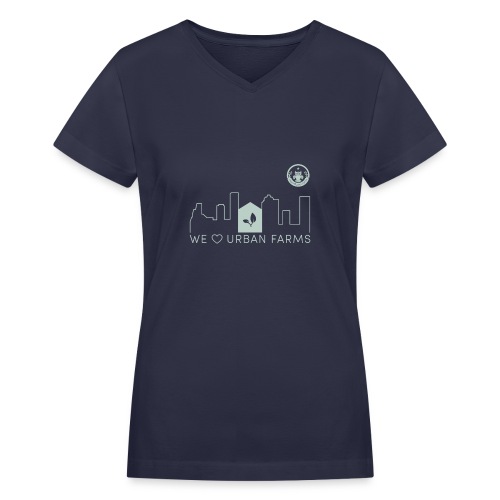 Urban Farms - Women's V-Neck T-Shirt