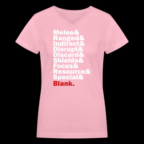 Discard to Reroll - Sides of the Die - Women's V-Neck T-Shirt