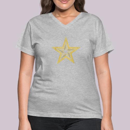Star - Women's V-Neck T-Shirt