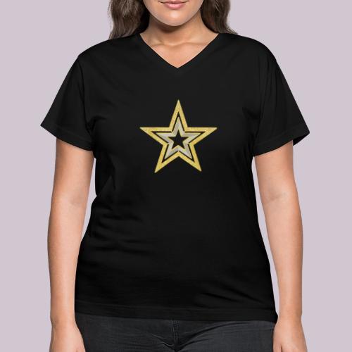 Star - Women's V-Neck T-Shirt