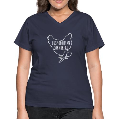 Cosmopolitan Cornbread - Women's V-Neck T-Shirt
