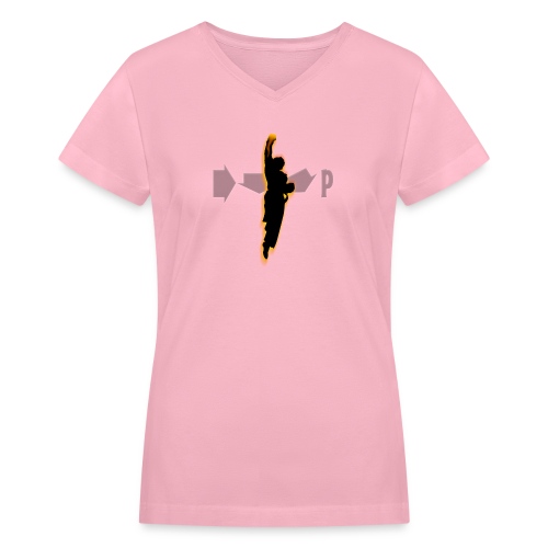 Rising Dragon Fist - Women's V-Neck T-Shirt