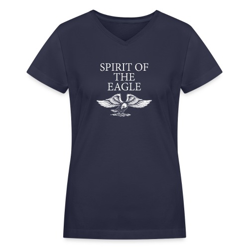 Spirit of the Eagle - Women's V-Neck T-Shirt