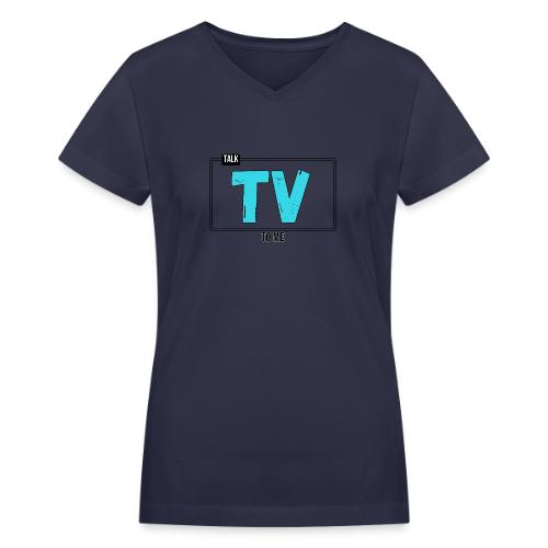 Talk TV to Me MediaMelanieTV - Women's V-Neck T-Shirt