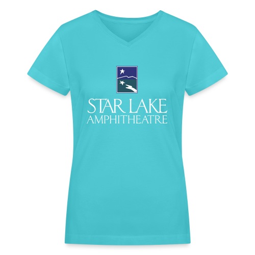 Star Lake on Color - Women's V-Neck T-Shirt