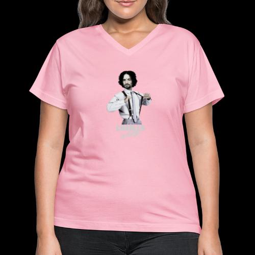 CHARLEY IN CHARGE - Women's V-Neck T-Shirt