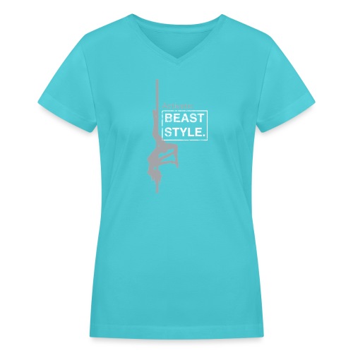Activate: Beast Style - Women's V-Neck T-Shirt