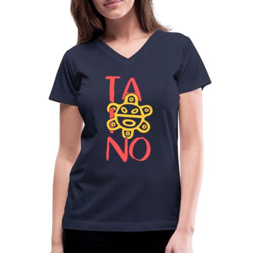 Taino Sun - Women's V-Neck T-Shirt
