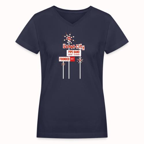 Queen City Fun Center - Women's V-Neck T-Shirt