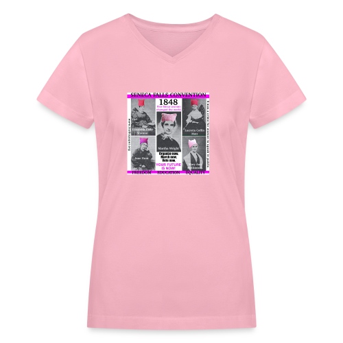 Seneca Falls 5 - Women's V-Neck T-Shirt