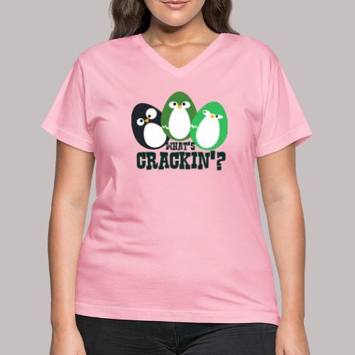 Penguin eggs - Manjaro - Women's V-Neck T-Shirt