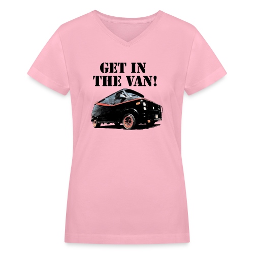Get In The Van - Women's V-Neck T-Shirt
