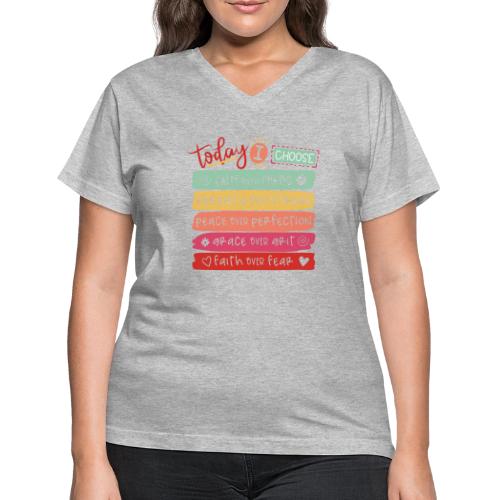 Harmony Collection - Today I Choose - Women's V-Neck T-Shirt