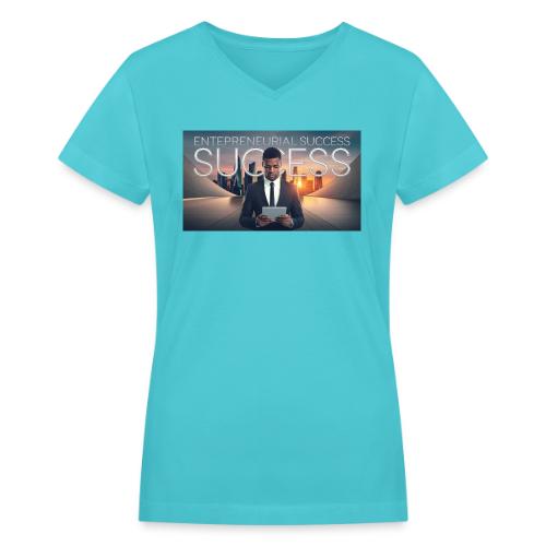 vidiq thumbnail 1 - Women's V-Neck T-Shirt