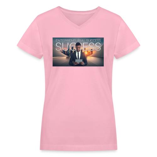 vidiq thumbnail 1 - Women's V-Neck T-Shirt