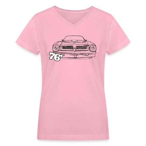 76 FIREBIRD TRANS AM - Women's V-Neck T-Shirt