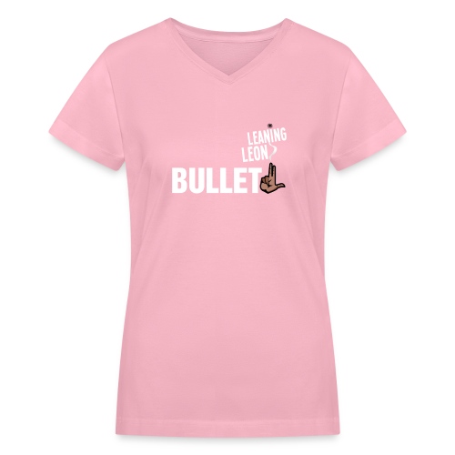 bullletgray2 - Women's V-Neck T-Shirt