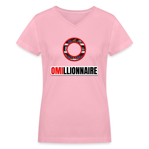 OMIllionnaire French - Women's V-Neck T-Shirt