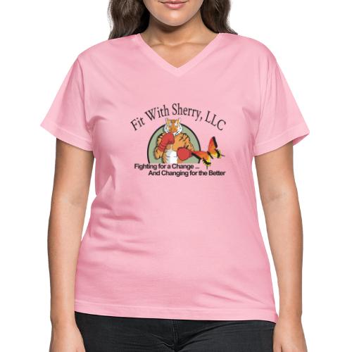 Logo in PNG format - Women's V-Neck T-Shirt
