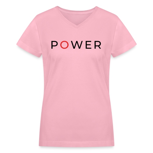 Power - Women's V-Neck T-Shirt