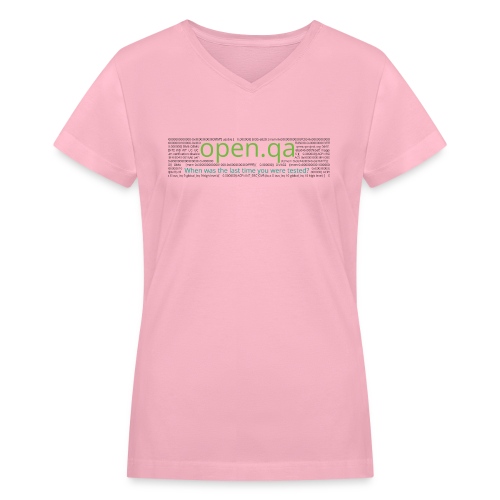 openQA - Women's V-Neck T-Shirt