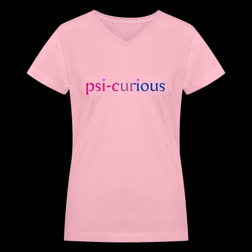psicurious - Women's V-Neck T-Shirt
