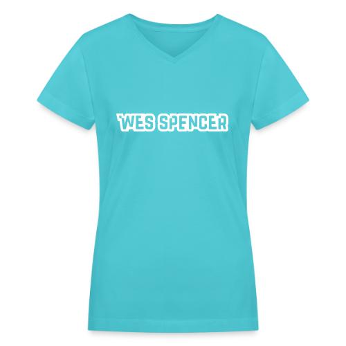 WesSpencerLogo - Women's V-Neck T-Shirt