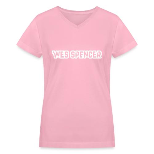 WesSpencerLogo - Women's V-Neck T-Shirt
