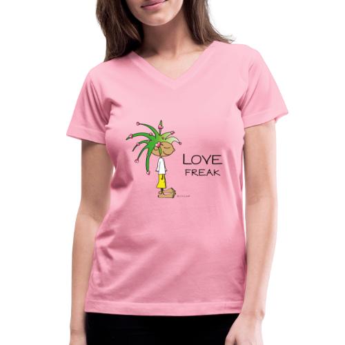 Love Freak - Women's V-Neck T-Shirt