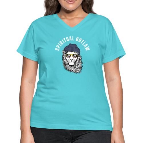 SPIRITUAL OUTLAW - Women's V-Neck T-Shirt