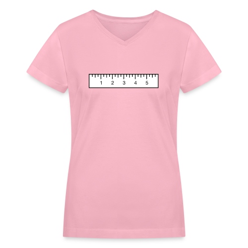 Ruler.gif - Women's V-Neck T-Shirt