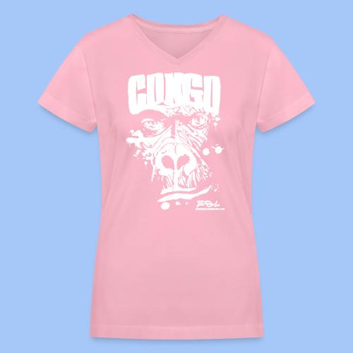 Congo - Women's V-Neck T-Shirt