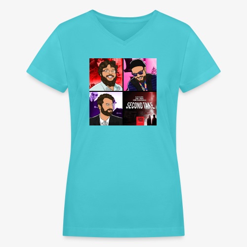 Second Take Cover - Women's V-Neck T-Shirt