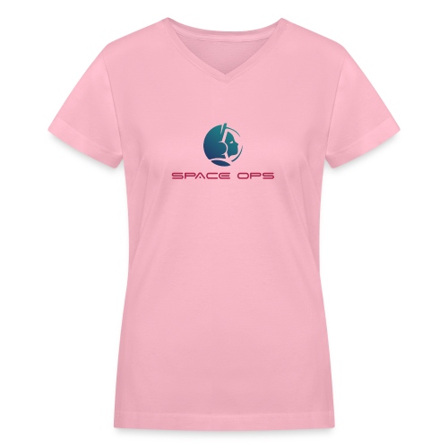 Space Ops Logo - Women's V-Neck T-Shirt