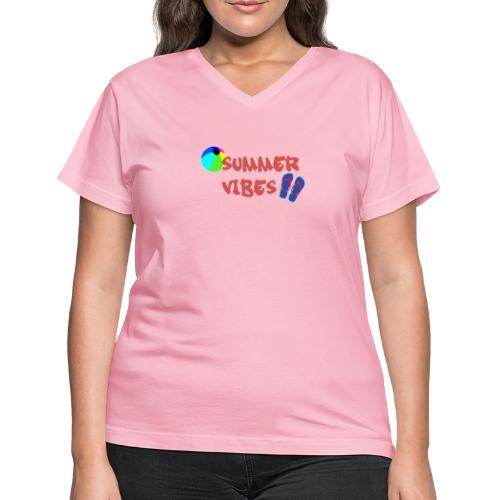 Summer Vibes - Women's V-Neck T-Shirt