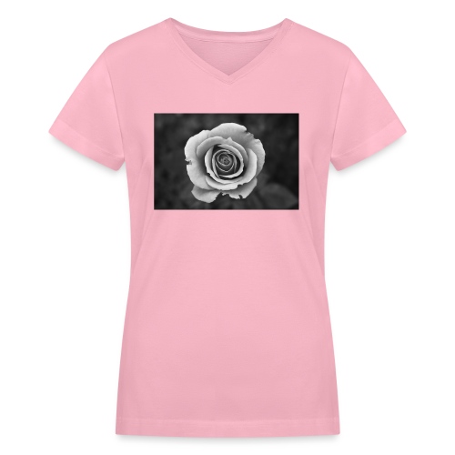 dark rose - Women's V-Neck T-Shirt