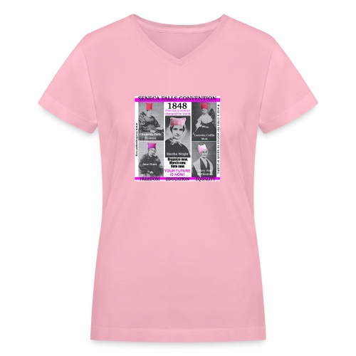 Seneca Falls 5 - Women's V-Neck T-Shirt
