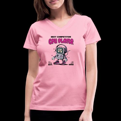 Best CPU Player 1990 - Women's V-Neck T-Shirt