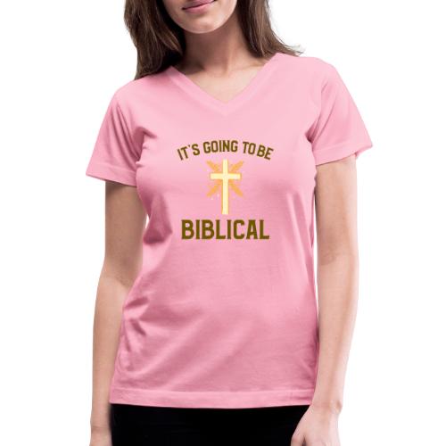 Biblical - Women's V-Neck T-Shirt