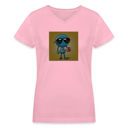Love Mrs S - Women's V-Neck T-Shirt