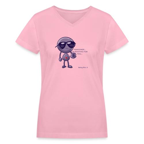 Smoon City 16_I'm Rooting For You - Women's V-Neck T-Shirt